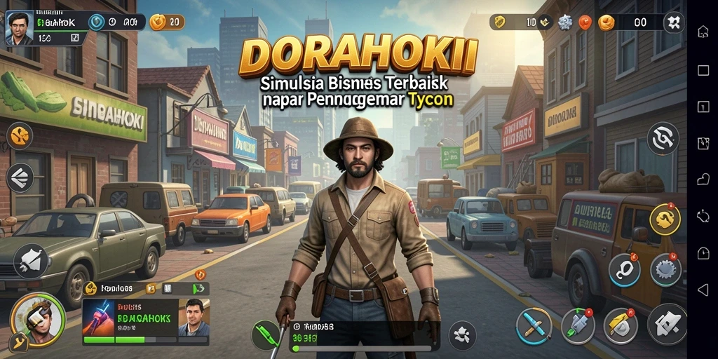 Screenshot DORAHOKI menampilkan gameplay Tycoon yang seru dan interaktif.