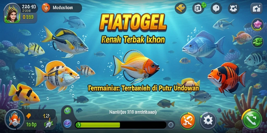 Tampilan gameplay menembak ikan yang menarik di FIATOGEL.