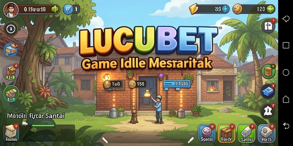 Gameplay LUCUBET yang santai dan mengesankan.
