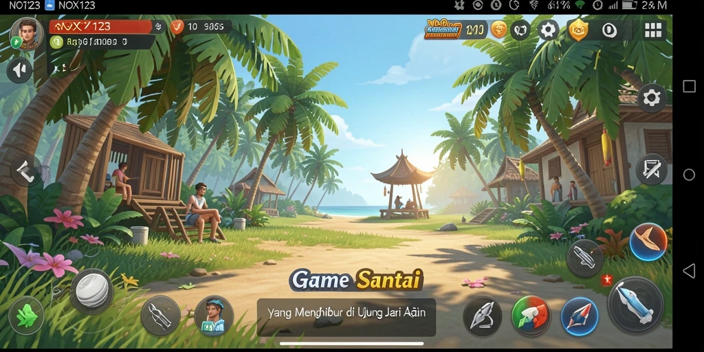 Screenshot gameplay NOX123 yang menampilkan aksi seru dan menyenangkan.