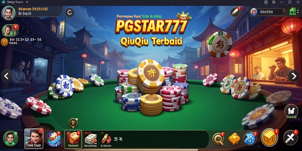 Tampilan gameplay QiuQiu yang seru dan interaktif di PGSTAR777.