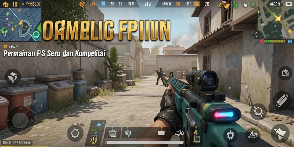 Tampilan gameplay PROSLOT dengan aksi tembak-menembak yang intens.