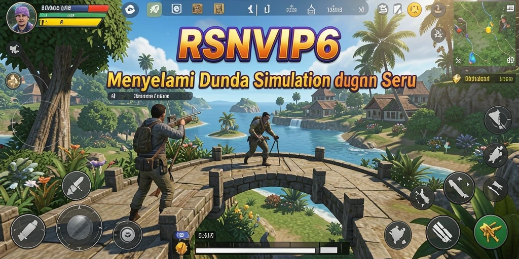 Tampilan gameplay menarik dari RSNVIP6 yang menyajikan berbagai aktivitas simulasi.