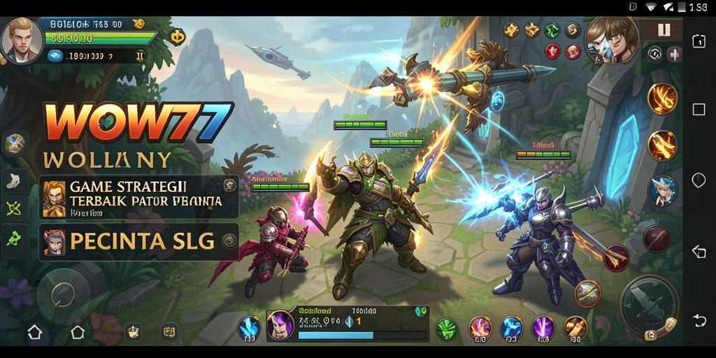 Tampilan gameplay menarik di WOW77 dengan strategi mendalam.